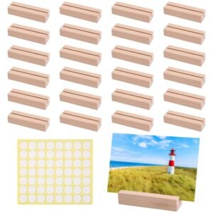 Rectangular Wooden Table Card