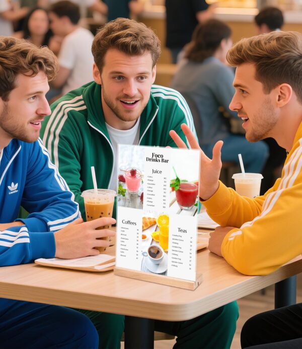 A4 Acrylic Table Display Stand