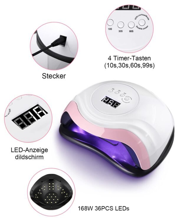 168 W Nail Dryer Lamp